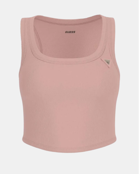T-shirts Top Mulher GUESS Rosa V5RP07 K8RT2