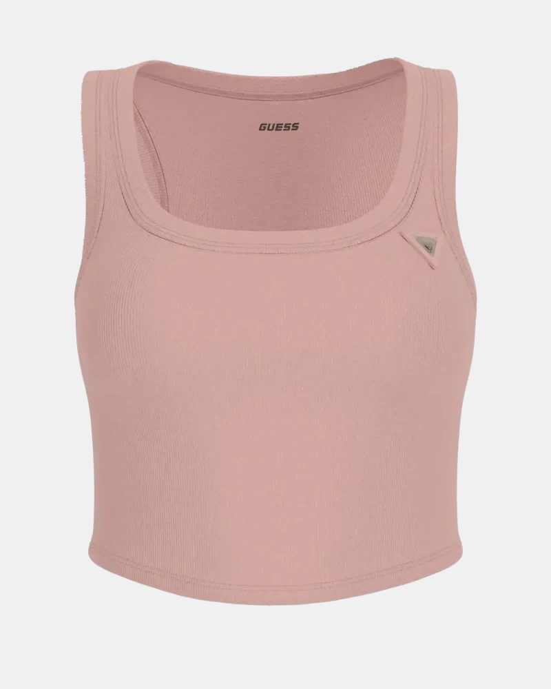 T-shirts Top Mulher GUESS Rosa V5RP07 K8RT2