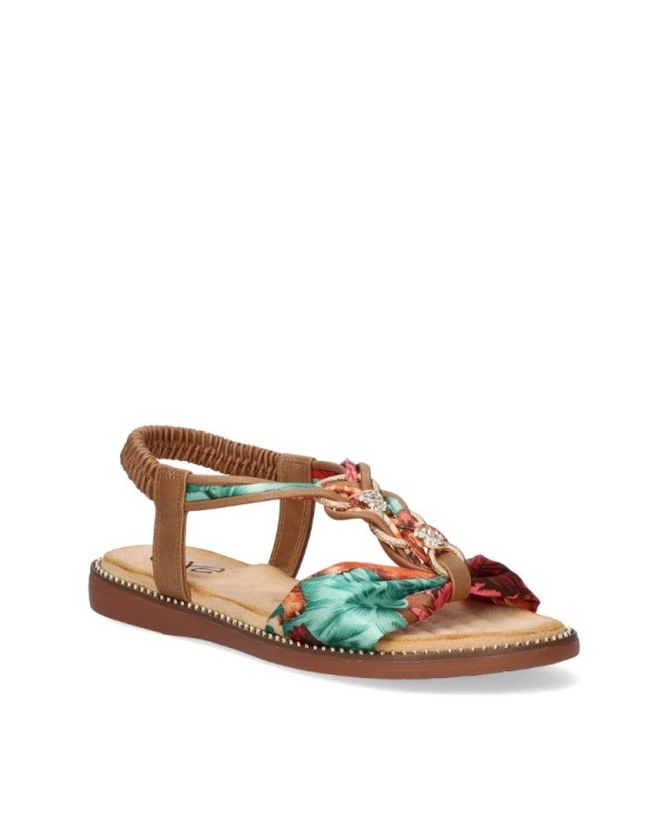 Sandalias Mulher EXE Marrom ZF1982 RR1