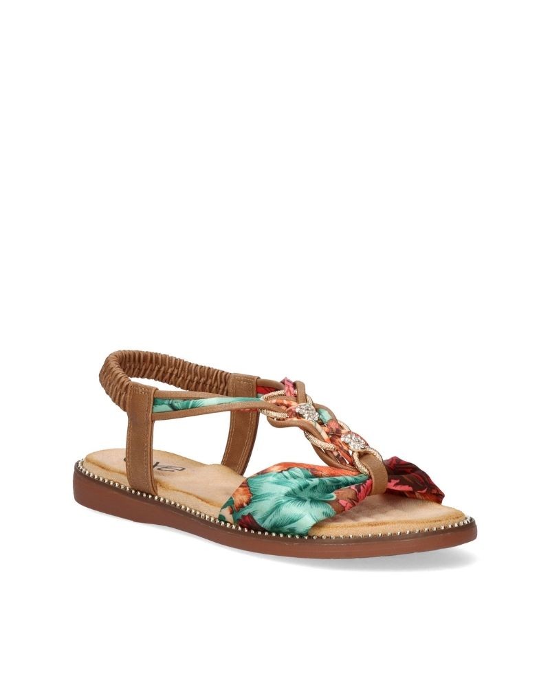 Sandalias Mulher EXE Marrom ZF1982 RR1