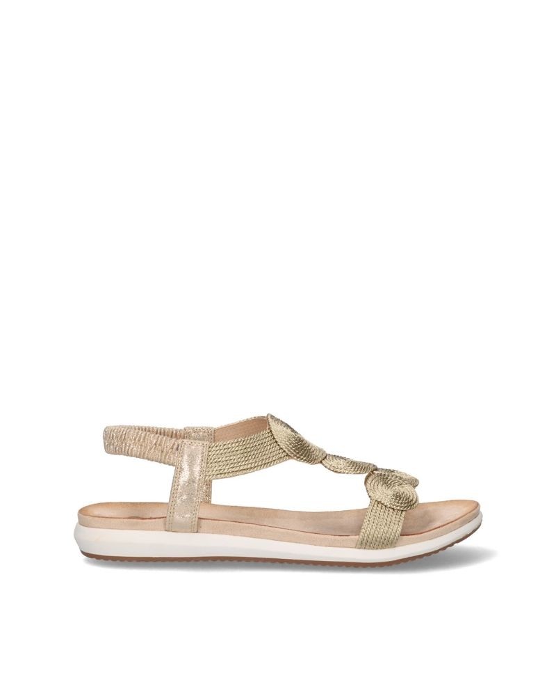 Sandalias Mulher EXE Ouro BZX63164 R4