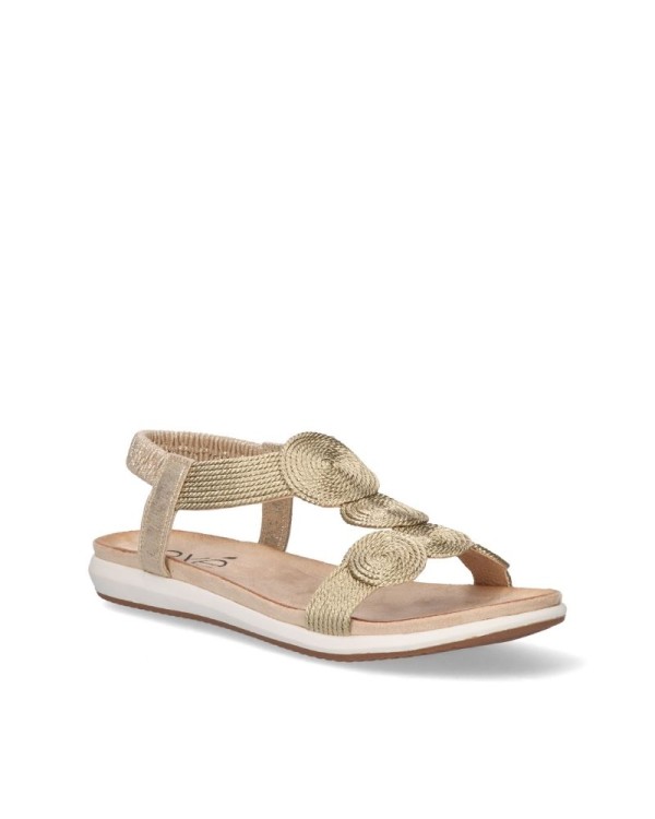 Sandalias Mulher EXE Ouro BZX63164 R4