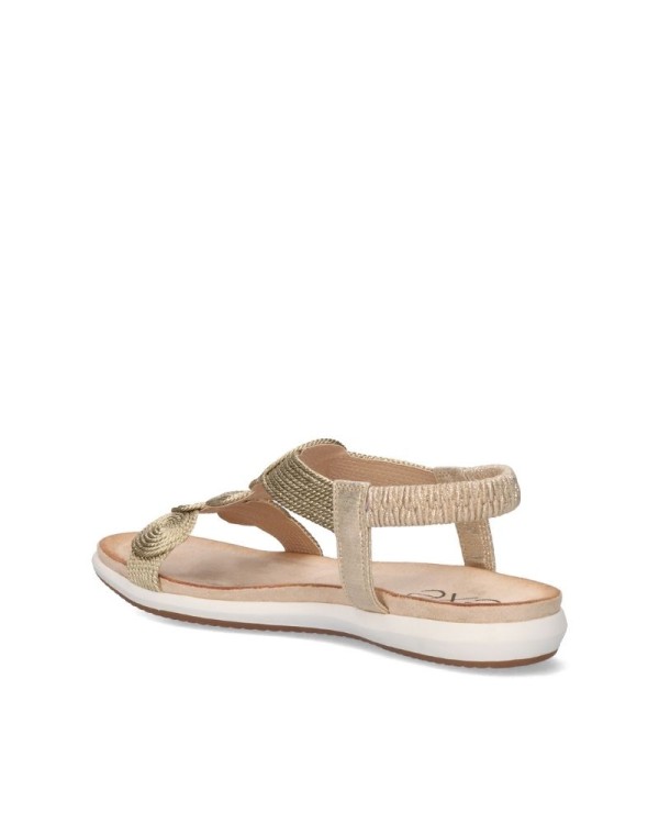 Sandalias Mulher EXE Ouro BZX63164 R4
