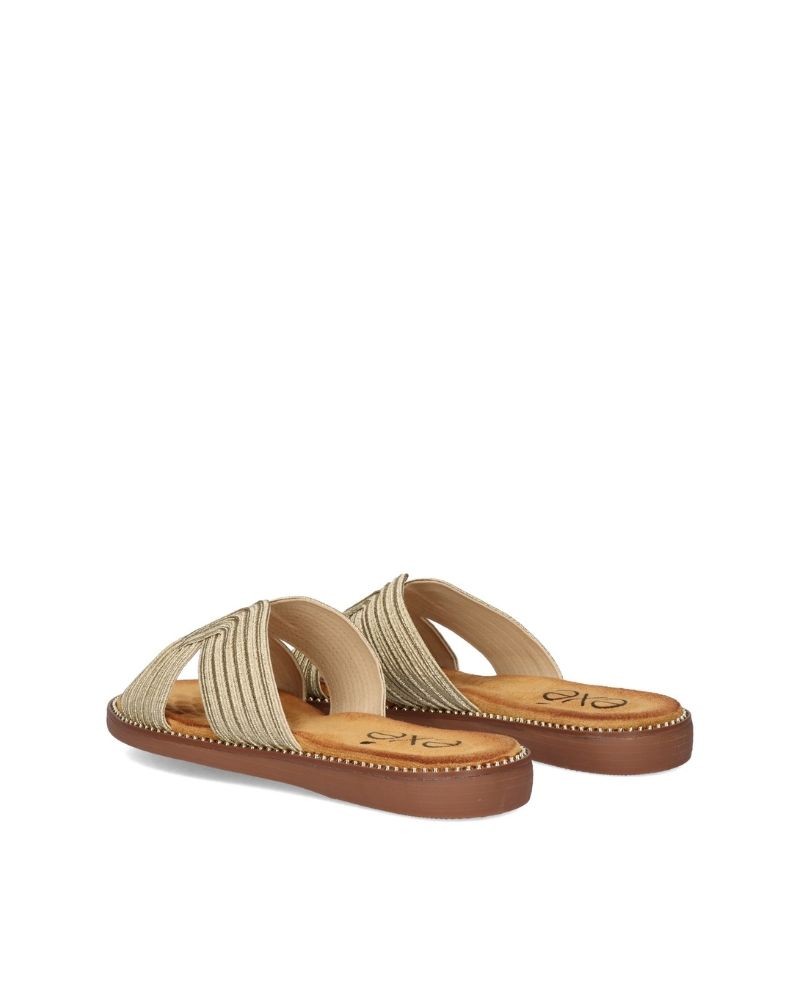  Sandalias Mujer EXE Oro ZF1982 F5