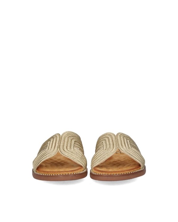  Sandalias Mujer EXE Oro ZF1982 F5
