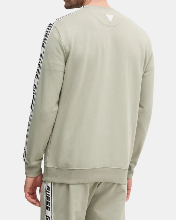  Sudaderas Sin capucha Hombre GUESS Verde Z4GQ24 K6ZS1