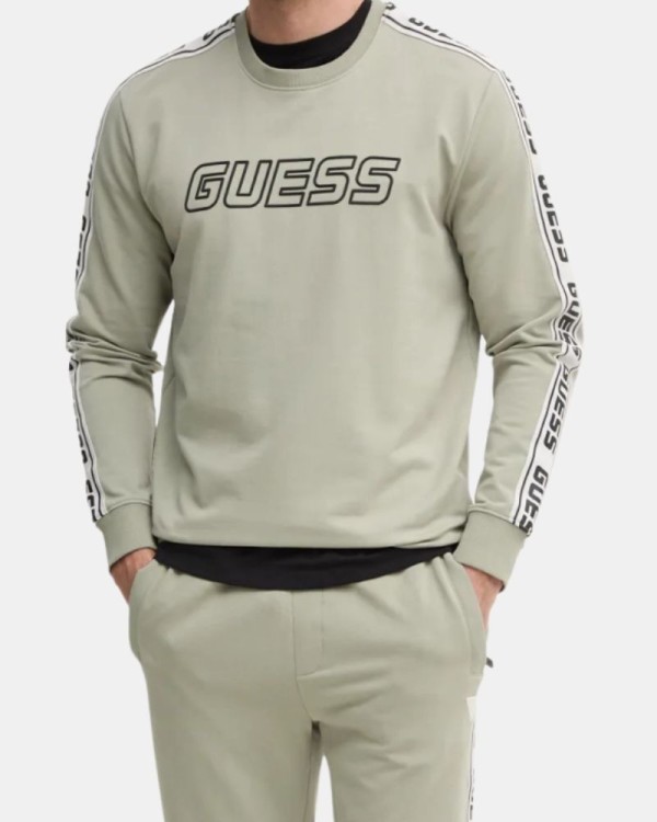 Casacos Sem Capuz Homem GUESS Verde Z4GQ24 K6ZS1