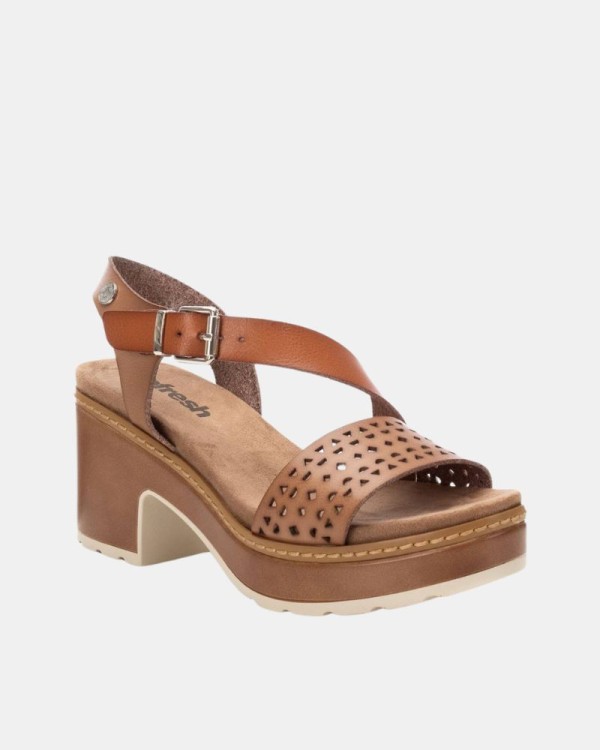  Sandalias Abiertas Mujer REFRESH Taupe 172845