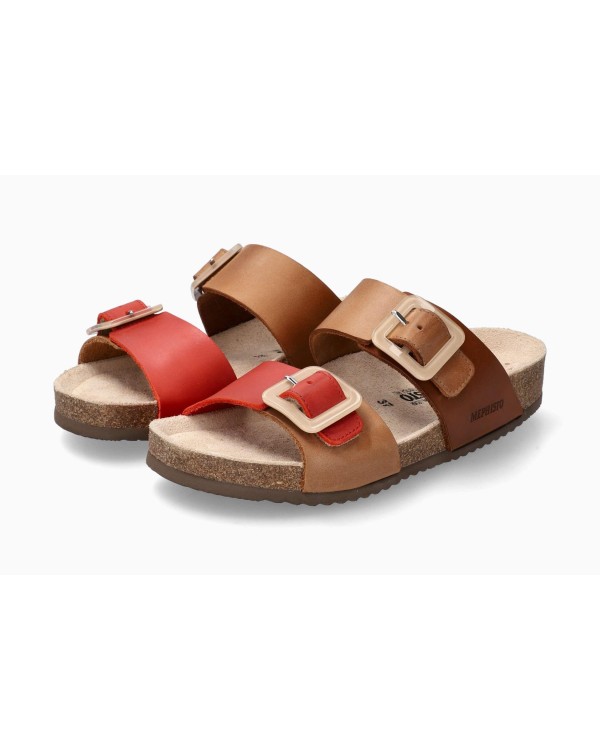 MEPHISTO 6271 P5139620 MADISON SCRATCH Sandalias Mujer Marrón