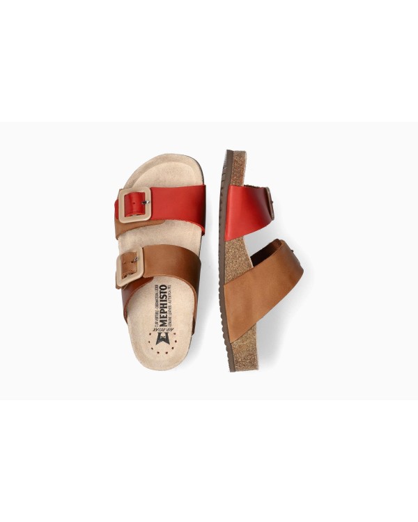 MEPHISTO 6271 P5139620 MADISON SCRATCH Sandalias Mujer Marrón