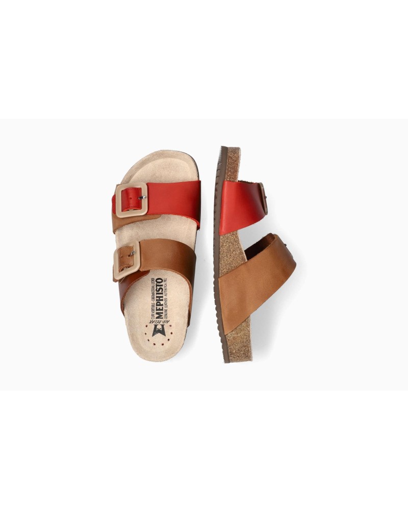 MEPHISTO 6271 P5139620 MADISON SCRATCH Sandalias Mujer Marrón