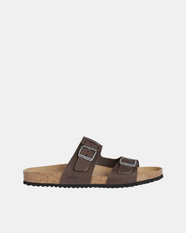 Sandalias Abertas Homem GEOX Castanho U159VB 00032