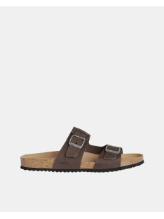 Sandalias Abertas Homem GEOX Castanho U159VB 00032