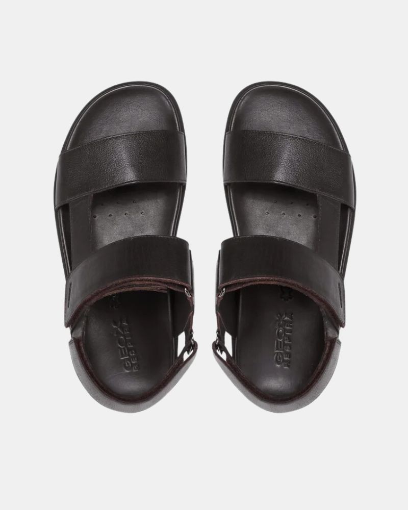 Sandalhas Abertas Chinelos Homem GEOX Marrom U15BGB 0003C