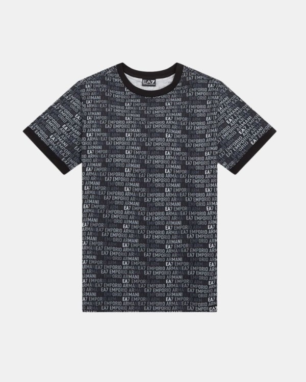 T-shirts Manga Curta Homem EA7 Preto 7M000208 AF12874