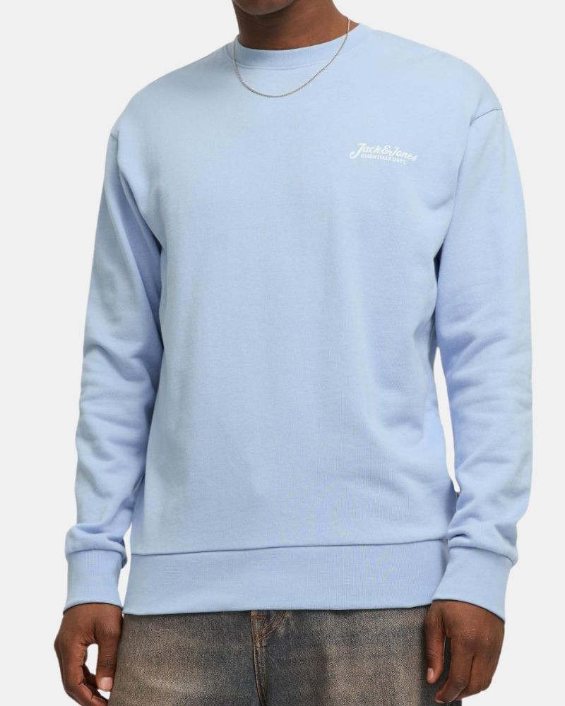  Jersey Manga larga Hombre JACK AND JONES Azul 12268435 BEAU