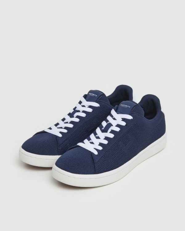  Zapatillas Bajas Hombre HACKETT Azul HMS21454 BOND KNIT