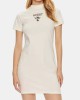 Vestidos Manga Curta Mulher GUESS Branco V4YK02 KCDH1