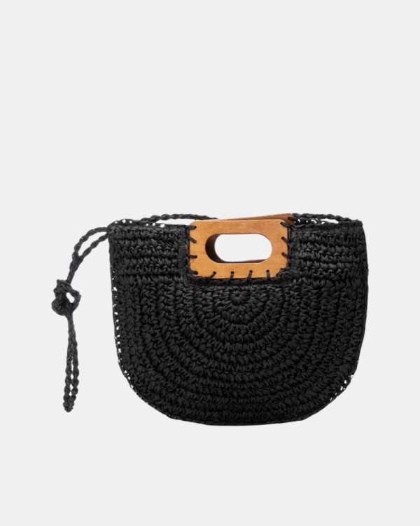  Bolsos Rafia Mujer XTI Negro 184424