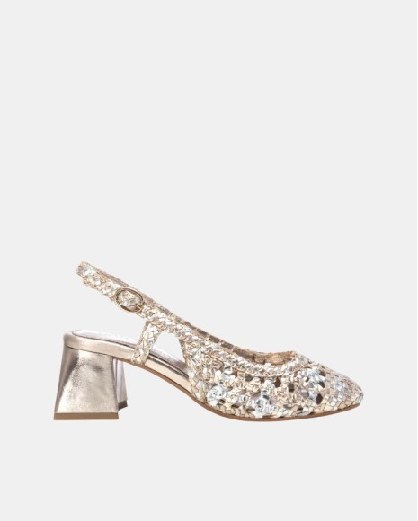  Zapatos Fiesta Mujer CARMELA Beige 162287