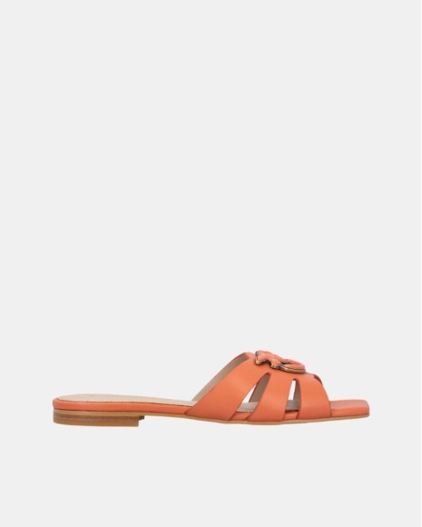 Sandalias Abertas Mulher Laranja SD0313P003Q74