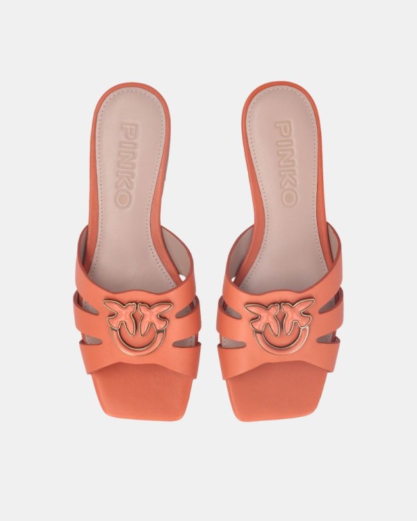  Sandalias Abiertas Mujer  Naranja SD0313P003Q74