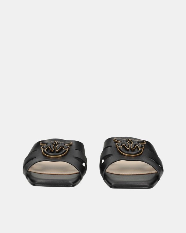  Sandalias Abiertas Mujer  Negro SD0313P003Z99