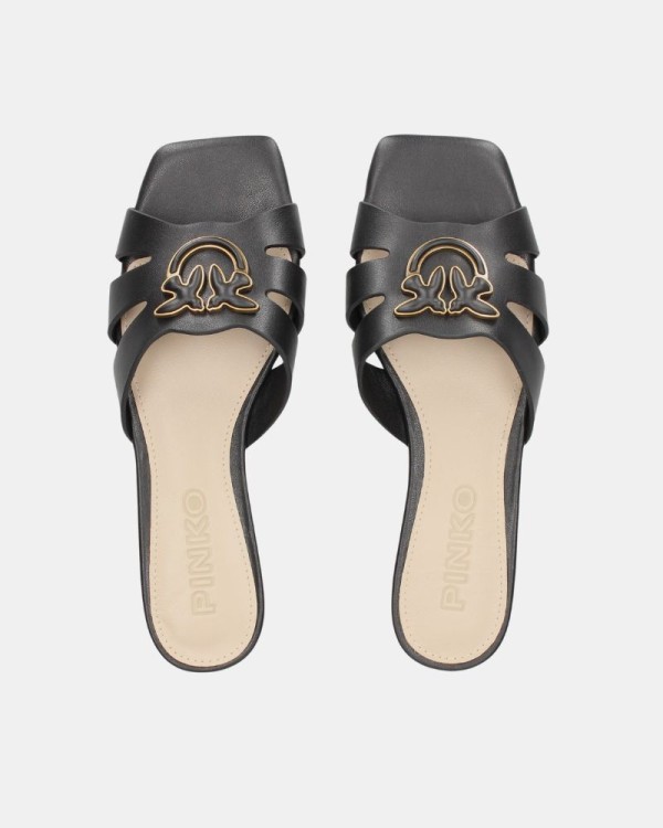  Sandalias Abiertas Mujer  Negro SD0313P003Z99