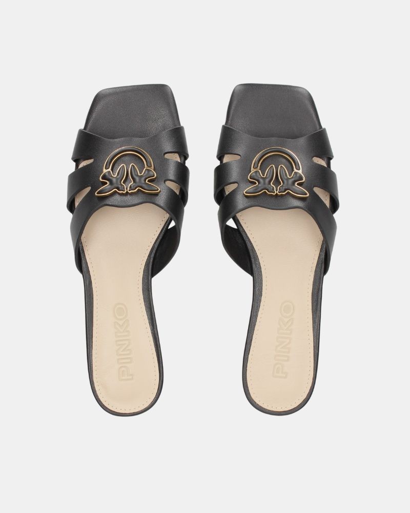  Sandalias Abiertas Mujer  Negro SD0313P003Z99