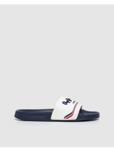 Sandálias Chinelos Homem PEPE JEANS Branco PMS70160 SLIDER ORIGIN M