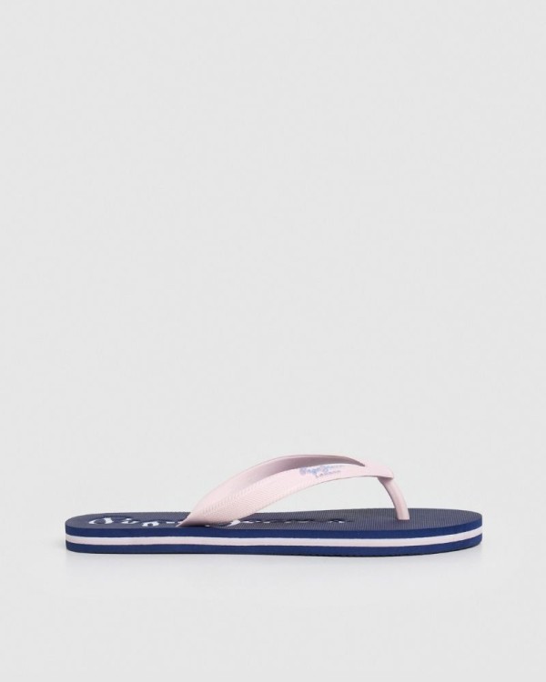 Sandalias Chancletas Mujer PEPE JEANS Rosa PLS70124 BAY BEACH BRAND