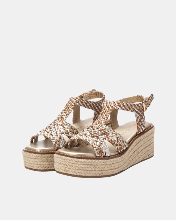  Sandalias Fiesta Mujer XTI Oro 143942
