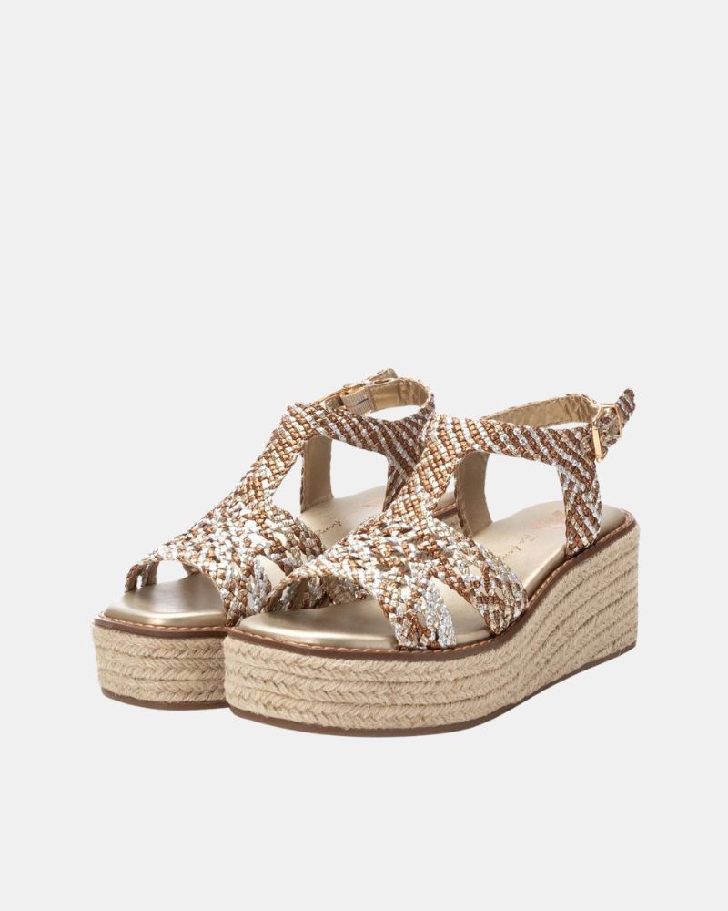 Sandalias Fiesta Mulher XTI Dourado 143942