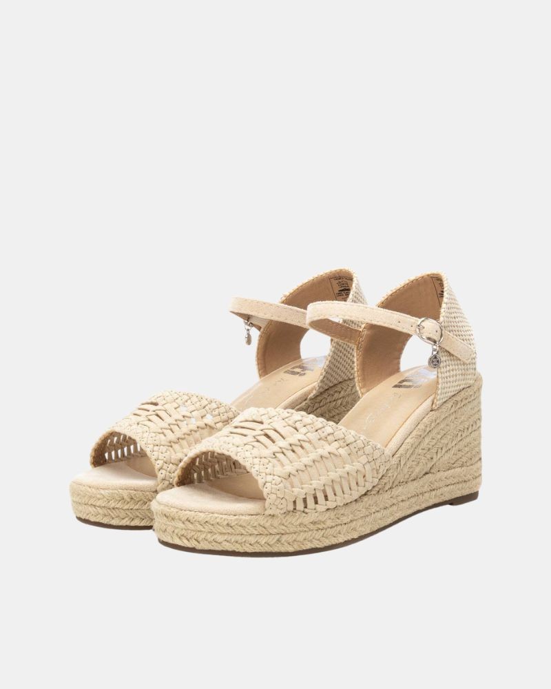 Sandálias Rafia Mulher XTI Beige 143975