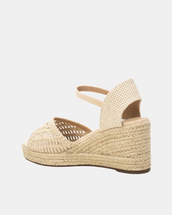  Sandalias Rafia Mujer XTI Beige 143975