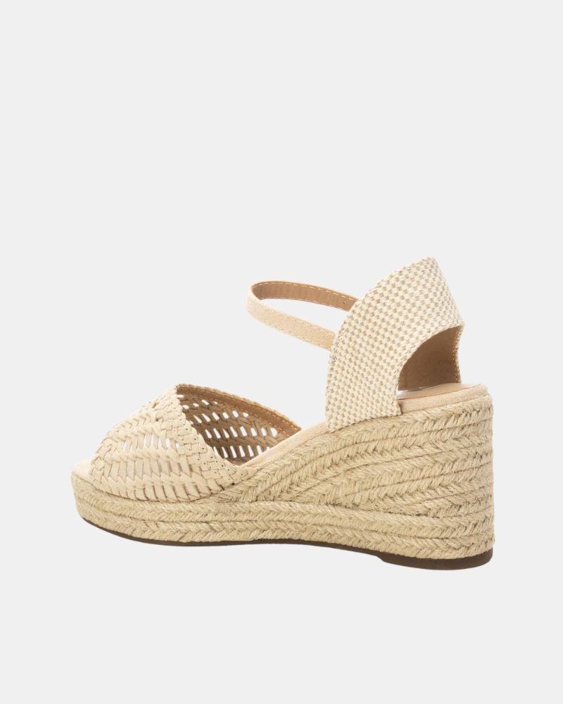  Sandalias Rafia Mujer XTI Beige 143975
