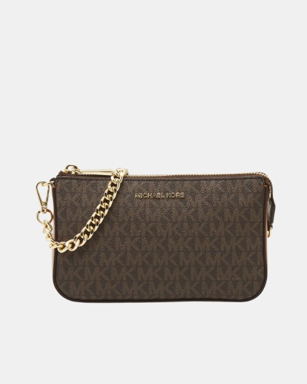  Bolsos Fiesta Mujer MICHAEL KORS Marrón 32F1GJ6W6B JET SET MD CHAIN POUCHETTE