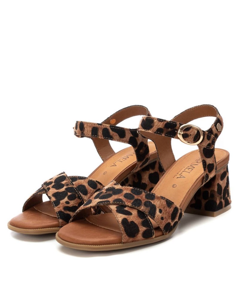 SANDALIA animal print De Tacón DE MUJER CARMELA 162192