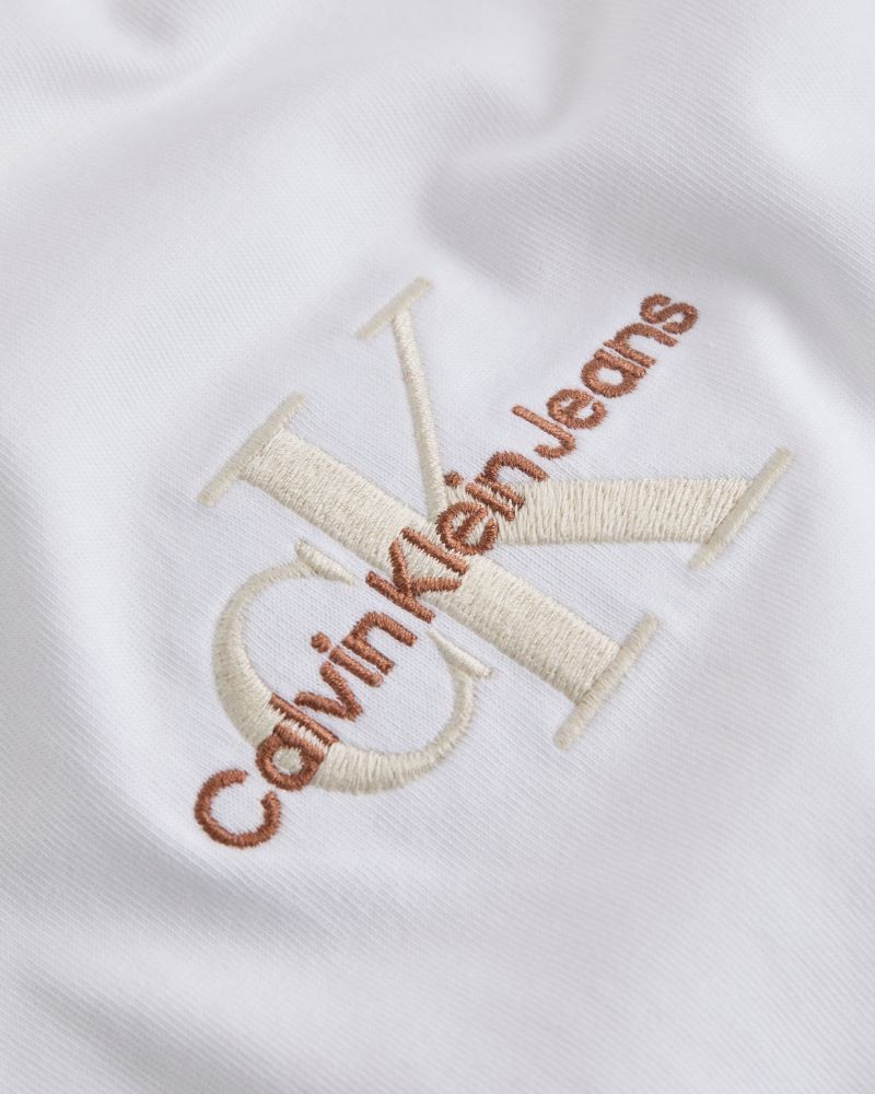 T-shirts Manga curta Homem CALVIN KLEIN Branco J30J327493
