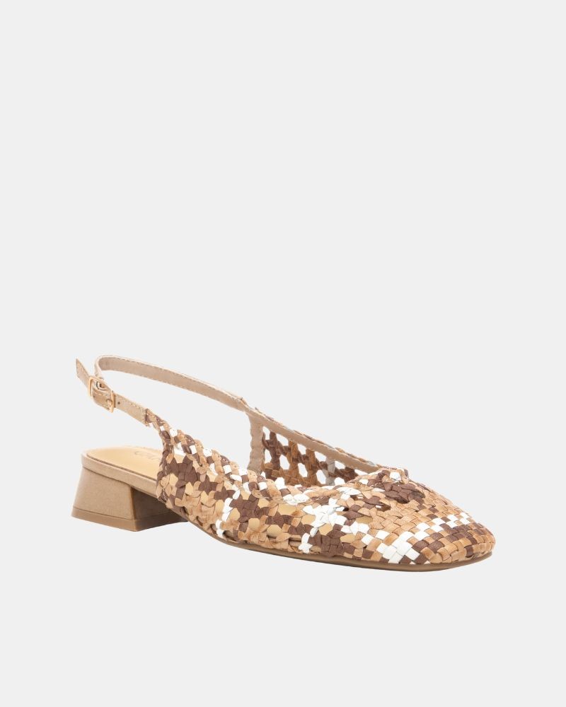  Sandalias Bailarinas Mujer CARMELA Beige 162185