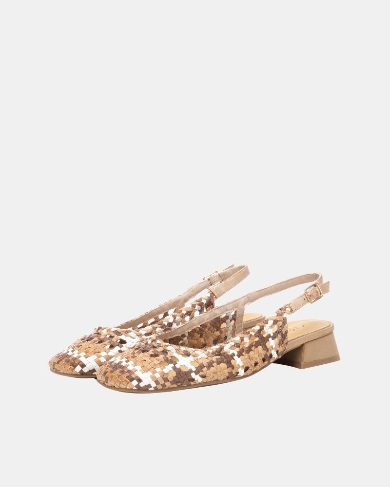  Sandalias Bailarinas Mujer CARMELA Beige 162185