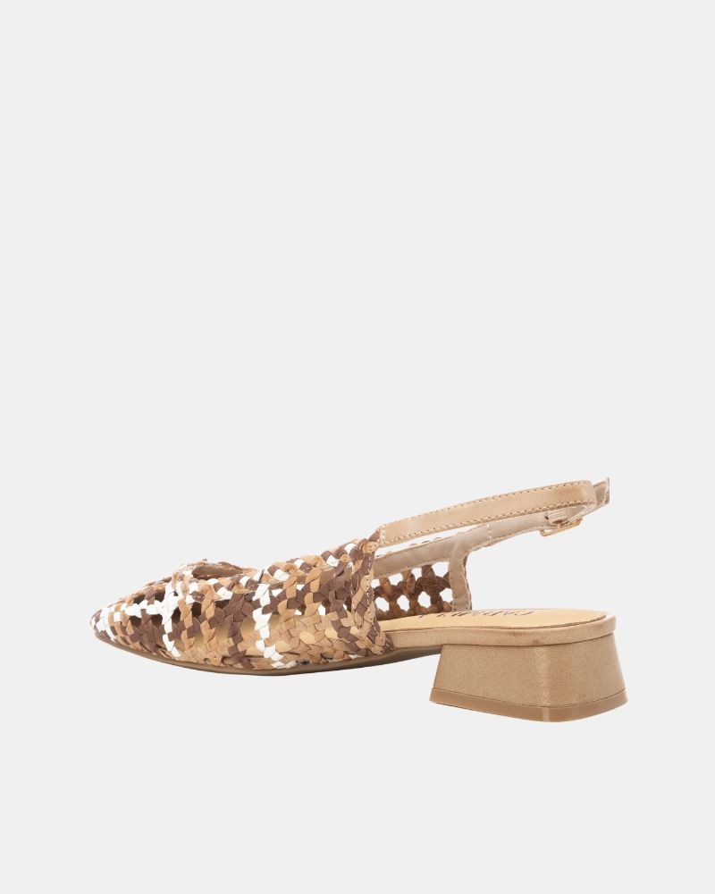  Sandalias Bailarinas Mujer CARMELA Beige 162185