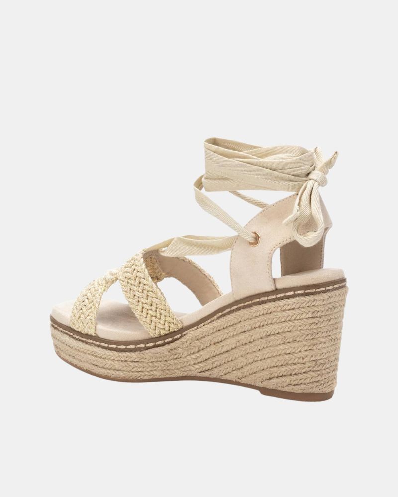  Sandalias Rafia Mujer XTI Hielo 144058
