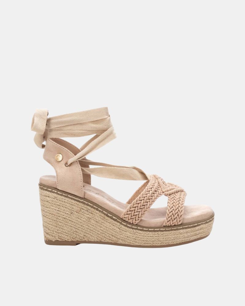 Sandálias Rafia Mulher XTI Beige 144058