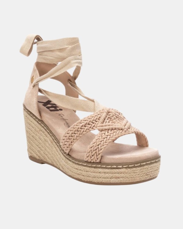Sandálias Rafia Mulher XTI Beige 144058