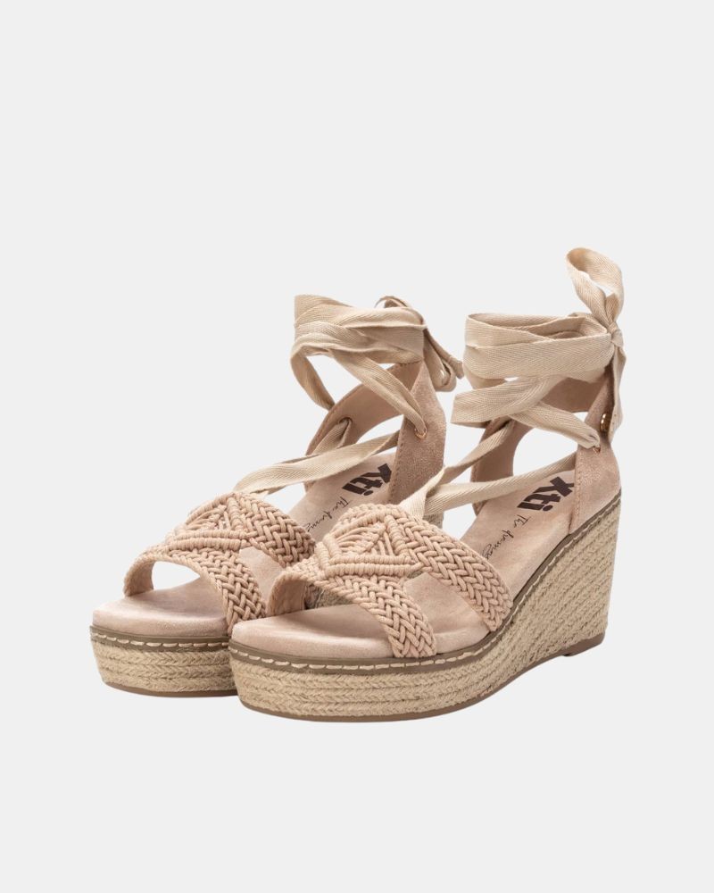 Sandálias Rafia Mulher XTI Beige 144058