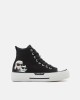  Zapatillas Altas Mujer Karl Lagerfeld Negro KL60654T KAMPUS MAX III