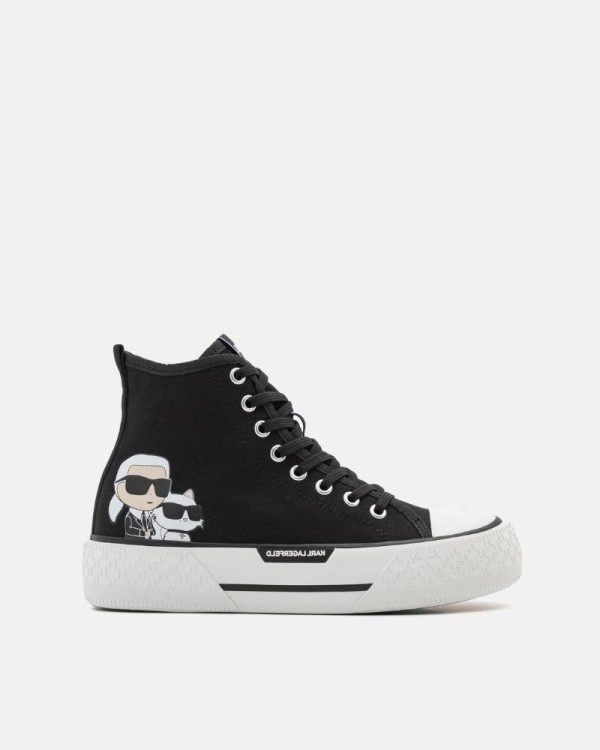  Zapatillas Altas Mujer Karl Lagerfeld Negro KL60654T KAMPUS MAX III