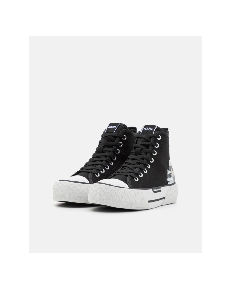 Sapatilhas Altas Mulher Karl Lagerfeld Preto KL60654T KAMPUS MAX III