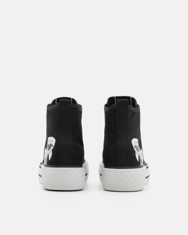  Zapatillas Altas Mujer Karl Lagerfeld Negro KL60654T KAMPUS MAX III